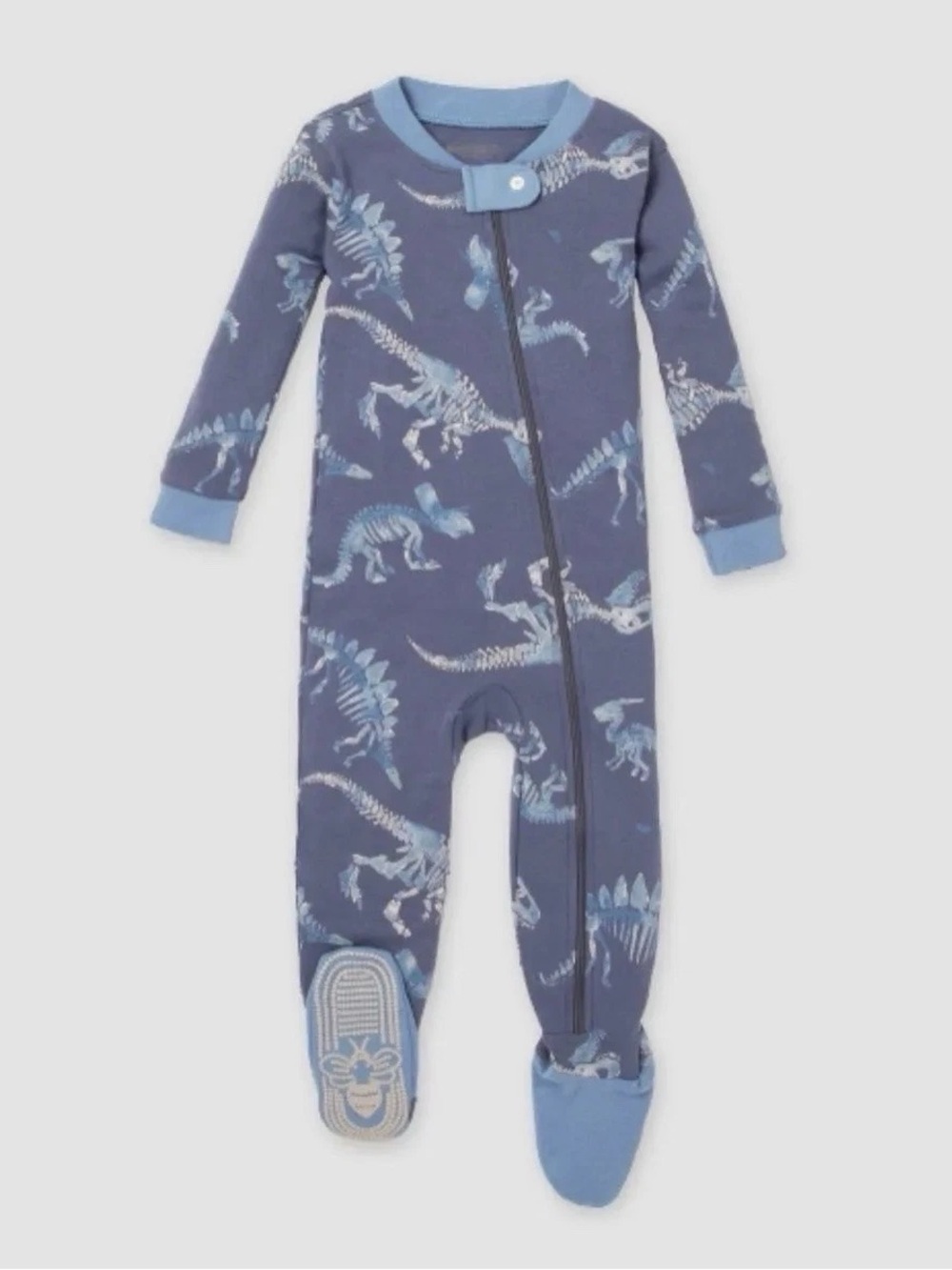 Burt’s bees Dino zip up pajamas